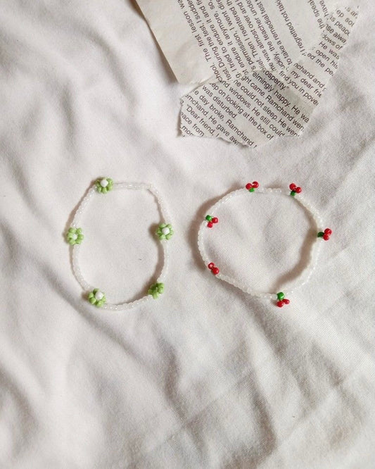 Hoobae Patterned Beaded Bracelets Set