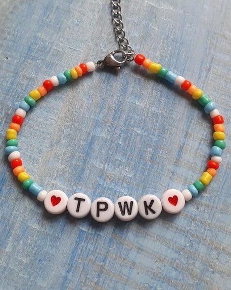 Sirius Multicolor Letters Classic Beaded Bracelet