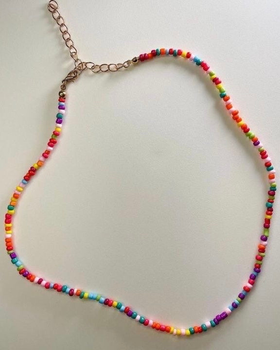 Elixir Multicolour Classic Beaded Necklace