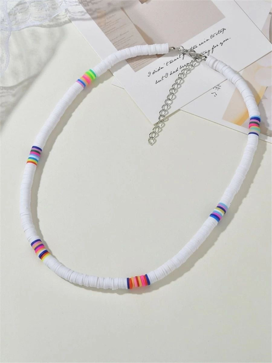 Coach Heishi Classic Beaded Necklace