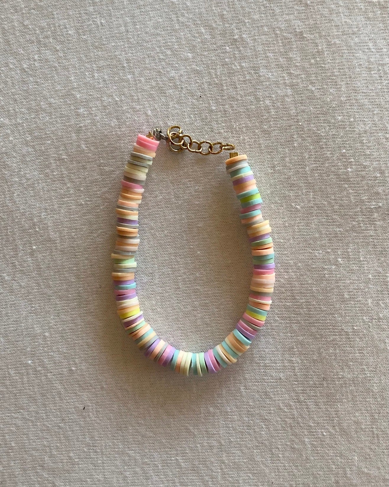 Wanderlust Multicolor Heishi Beaded Bracelet